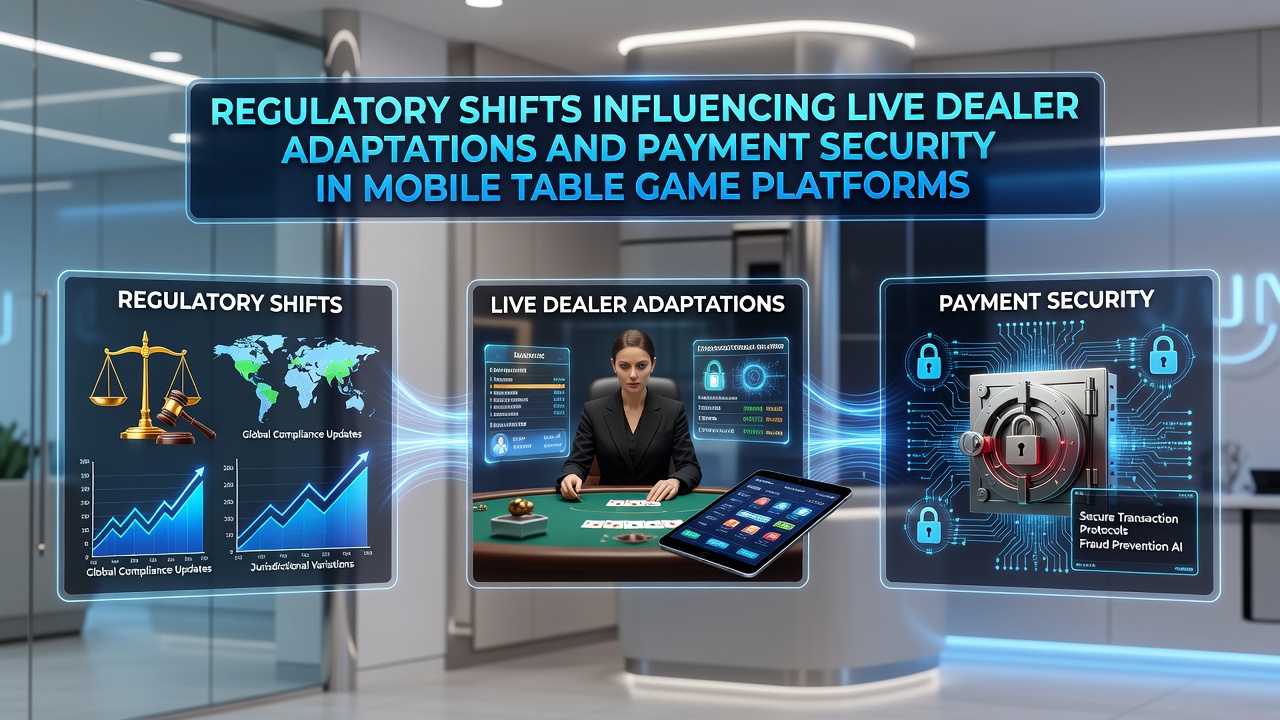 Payment security protocols for mobile live dealer table games under updated regulations